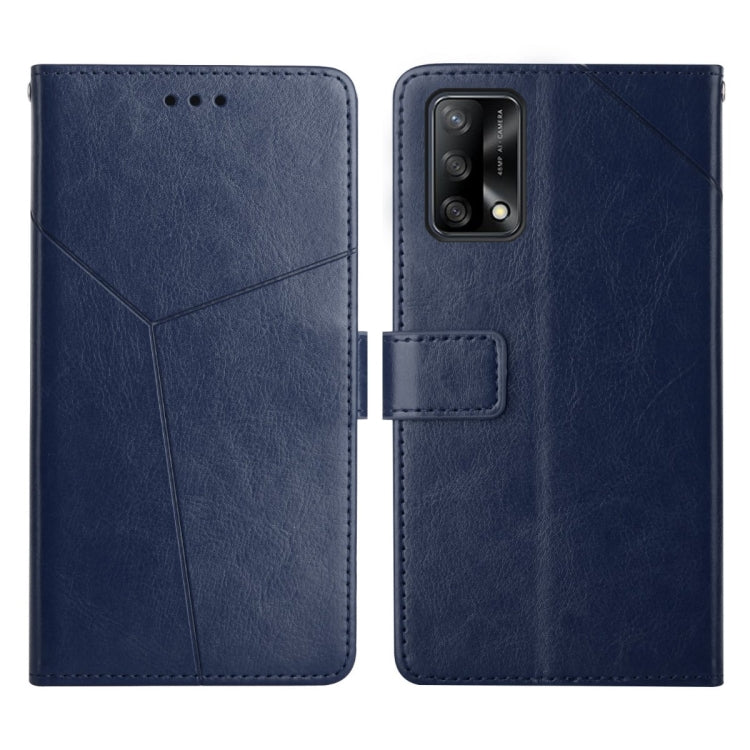 Y Stitching Horizontal Flip Leather Phone Case, For OPPO A94 5G, For OPPO F17, For OPPO F17 Pro, For OPPO A74 4G / F19