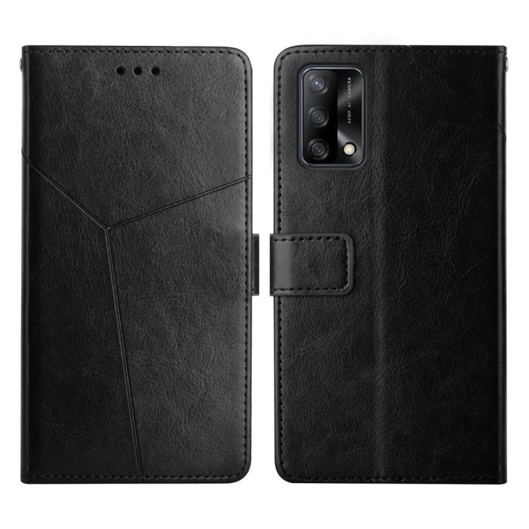 Y Stitching Horizontal Flip Leather Phone Case, For OPPO A94 5G, For OPPO F17, For OPPO F17 Pro, For OPPO A74 4G / F19