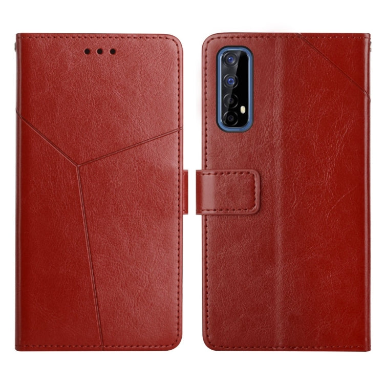 Y Stitching Horizontal Flip Leather Phone Case, For OPPO Realme 7 4G, For OPPO Realme 7 Pro, For OPPO Realme 8 5G, For OPPO Realme 8 / 8 Pro