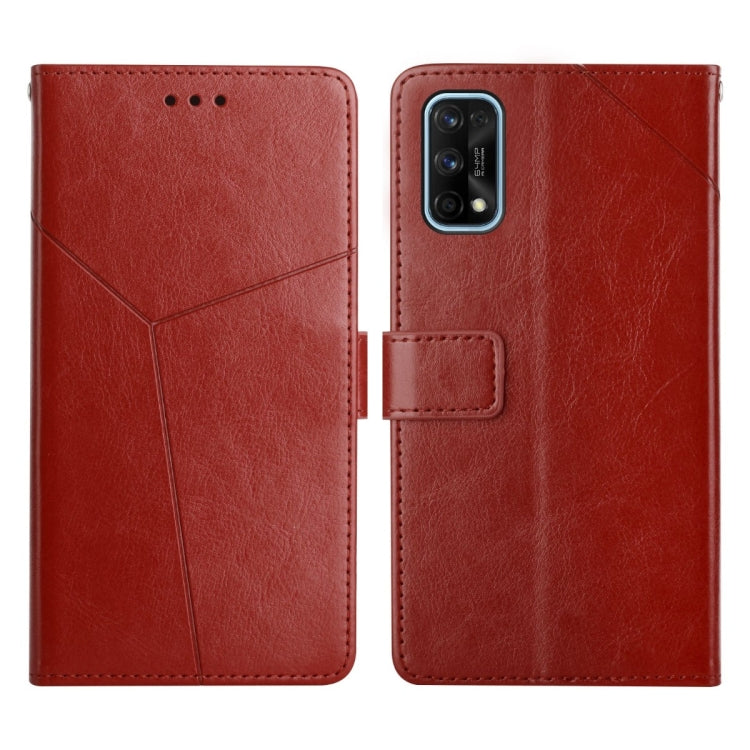 Y Stitching Horizontal Flip Leather Phone Case, For OPPO Realme 7 4G, For OPPO Realme 7 Pro, For OPPO Realme 8 5G, For OPPO Realme 8 / 8 Pro