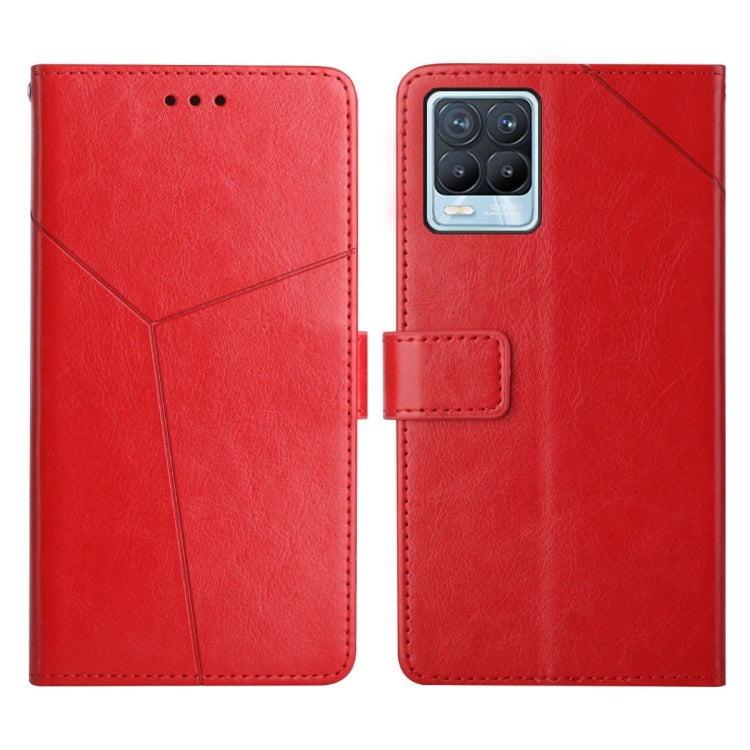 Y Stitching Horizontal Flip Leather Phone Case, For OPPO Realme 7 4G, For OPPO Realme 7 Pro, For OPPO Realme 8 5G, For OPPO Realme 8 / 8 Pro