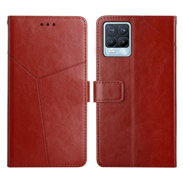 Y Stitching Horizontal Flip Leather Phone Case, For OPPO Realme 7 4G, For OPPO Realme 7 Pro, For OPPO Realme 8 5G, For OPPO Realme 8 / 8 Pro