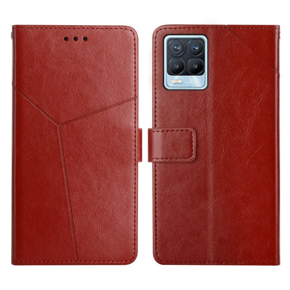 Y Stitching Horizontal Flip Leather Phone Case, For OPPO Realme 7 4G, For OPPO Realme 7 Pro, For OPPO Realme 8 5G, For OPPO Realme 8 / 8 Pro