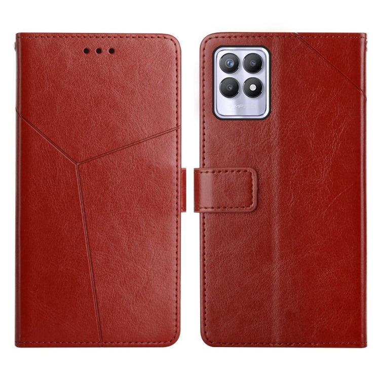 Y Stitching Horizontal Flip Leather Phone Case, For OPPO Realme 8i, For OPPO Realme C11, For OPPO Realme C15 / C20, For OPPO Realme GT