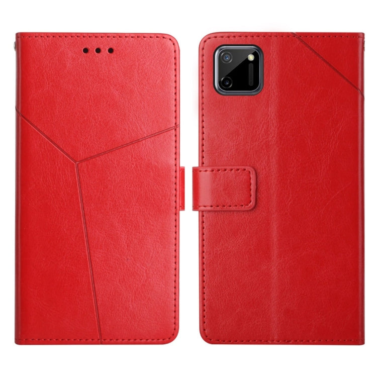 Y Stitching Horizontal Flip Leather Phone Case, For OPPO Realme 8i, For OPPO Realme C11, For OPPO Realme C15 / C20, For OPPO Realme GT