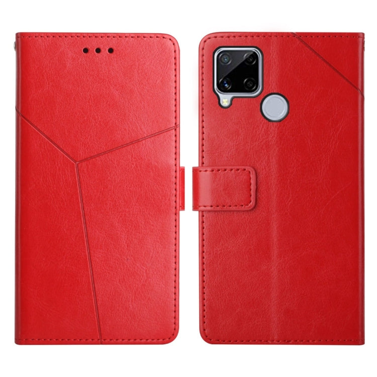 Y Stitching Horizontal Flip Leather Phone Case, For OPPO Realme 8i, For OPPO Realme C11, For OPPO Realme C15 / C20, For OPPO Realme GT