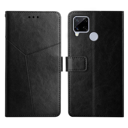 Y Stitching Horizontal Flip Leather Phone Case, For OPPO Realme 8i, For OPPO Realme C11, For OPPO Realme C15 / C20, For OPPO Realme GT
