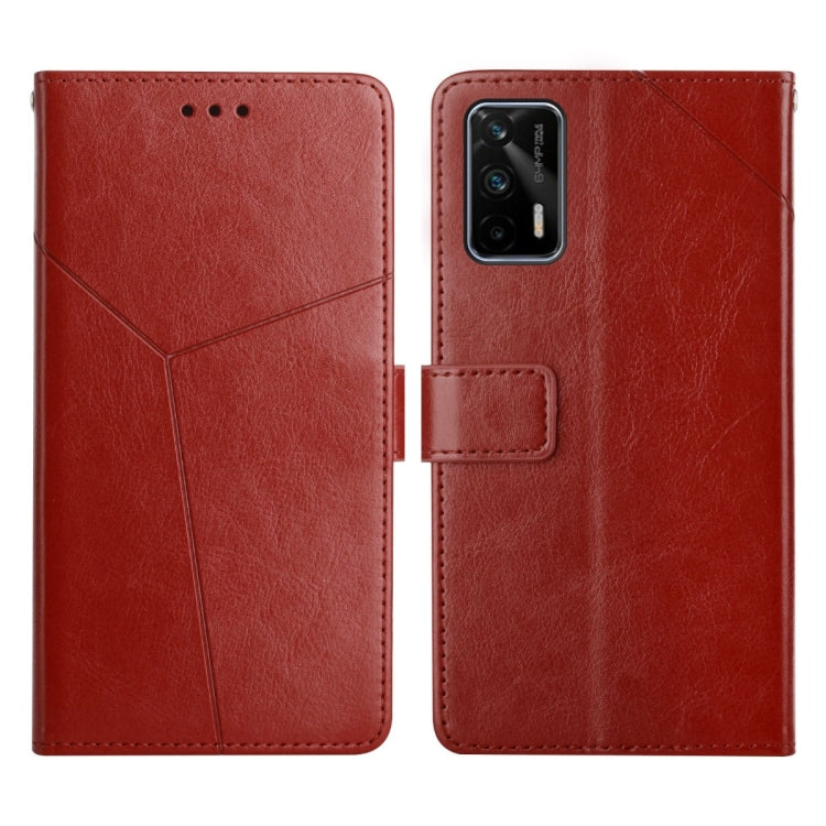 Y Stitching Horizontal Flip Leather Phone Case, For OPPO Realme 8i, For OPPO Realme C11, For OPPO Realme C15 / C20, For OPPO Realme GT