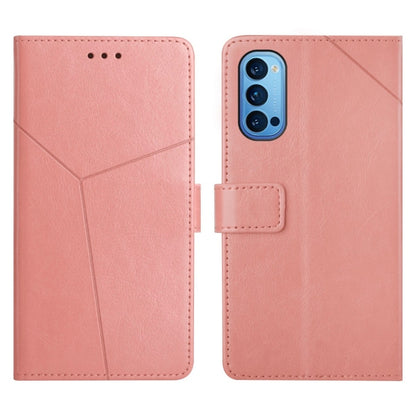 Y Stitching Horizontal Flip Leather Phone Case, For OPPO Reno4 Pro 5G, For OPPO Reno5 4G, For OPPO Reno5 5G, For OPPO Reno5 Pro 5G