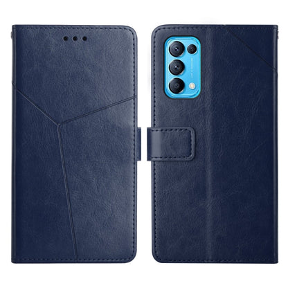Y Stitching Horizontal Flip Leather Phone Case, For OPPO Reno4 Pro 5G, For OPPO Reno5 4G, For OPPO Reno5 5G, For OPPO Reno5 Pro 5G