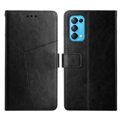 Y Stitching Horizontal Flip Leather Phone Case, For OPPO Reno4 Pro 5G, For OPPO Reno5 4G, For OPPO Reno5 5G, For OPPO Reno5 Pro 5G