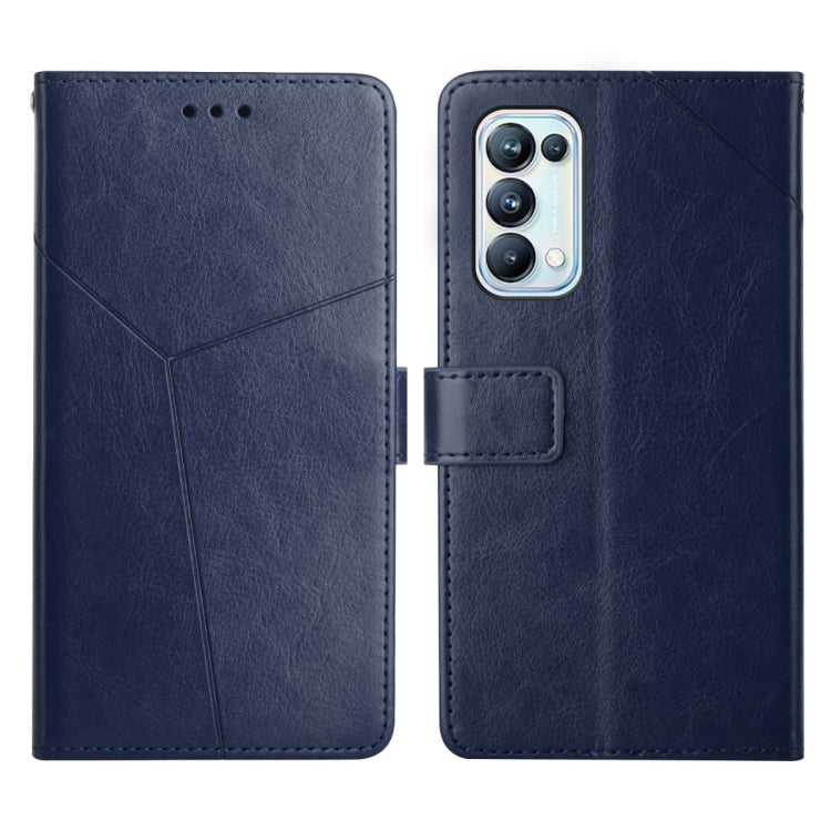 Y Stitching Horizontal Flip Leather Phone Case, For OPPO Reno4 Pro 5G, For OPPO Reno5 4G, For OPPO Reno5 5G, For OPPO Reno5 Pro 5G