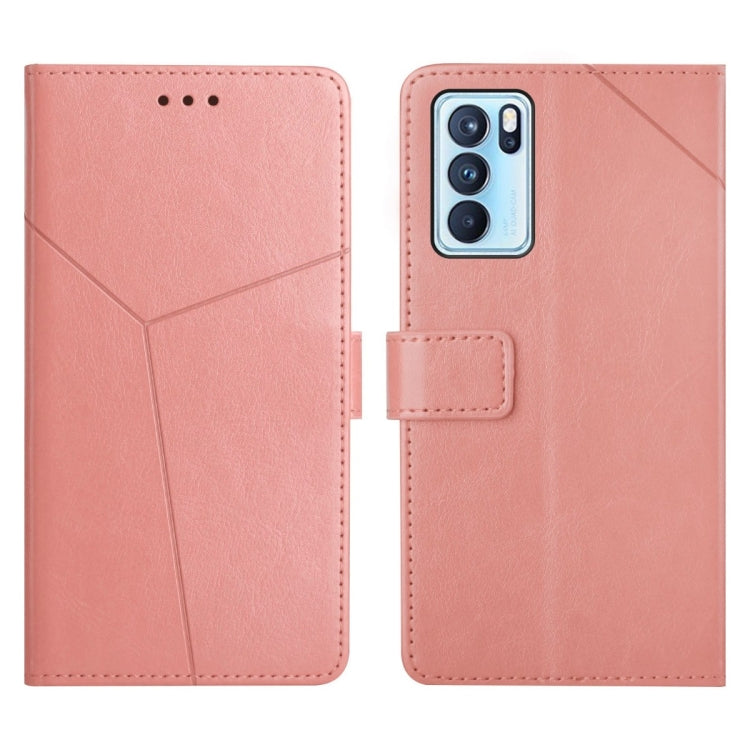 Y Stitching Horizontal Flip Leather Phone Case, For OPPO Reno6 5G, For OPPO Reno6 Pro 5G, For OPPO Reno6 Pro+ 5G, For OPPO Realme 9i