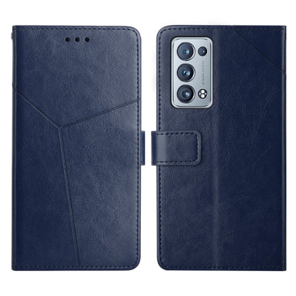 Y Stitching Horizontal Flip Leather Phone Case, For OPPO Reno6 5G, For OPPO Reno6 Pro 5G, For OPPO Reno6 Pro+ 5G, For OPPO Realme 9i