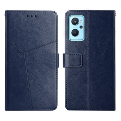 Y Stitching Horizontal Flip Leather Phone Case, For OPPO Reno6 5G, For OPPO Reno6 Pro 5G, For OPPO Reno6 Pro+ 5G, For OPPO Realme 9i