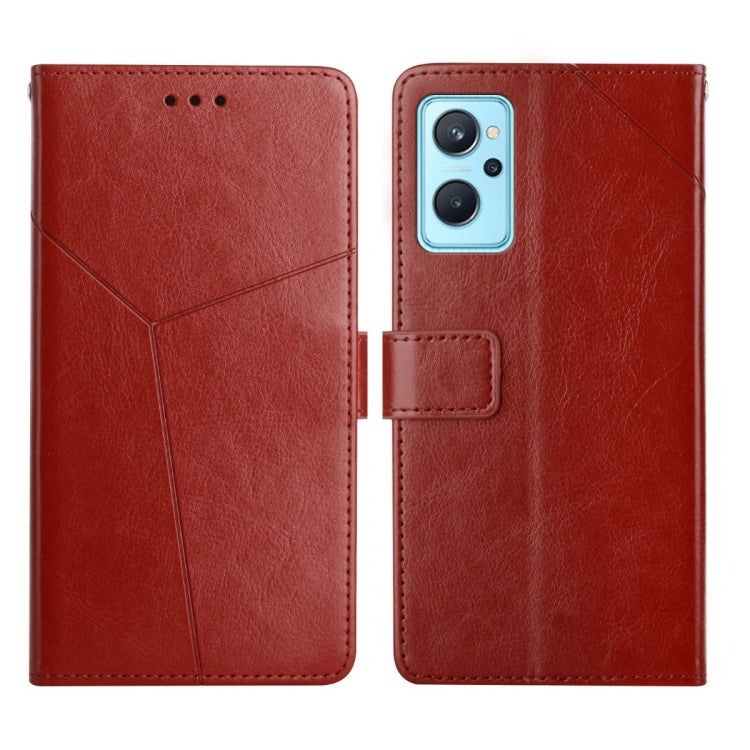 Y Stitching Horizontal Flip Leather Phone Case, For OPPO Reno6 5G, For OPPO Reno6 Pro 5G, For OPPO Reno6 Pro+ 5G, For OPPO Realme 9i