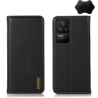 KHAZNEH Nappa Top Layer Cowhide Leather Phone Case, For Xiaomi Redmi 10C / 10 India, For Xiaomi Redmi K40S, For Xiaomi Redmi K50 / K50 Pro, For Xiaomi Redmi K50 Gaming, For Xiaomi Redmi Note 11 4G/11S 4G Global, For Xiaomi Redmi Note 11 Pro 4G / 5G Global