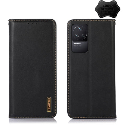KHAZNEH Nappa Top Layer Cowhide Leather Phone Case, For Xiaomi Redmi 10C / 10 India, For Xiaomi Redmi K40S, For Xiaomi Redmi K50 / K50 Pro, For Xiaomi Redmi K50 Gaming, For Xiaomi Redmi Note 11 4G/11S 4G Global, For Xiaomi Redmi Note 11 Pro 4G / 5G Global