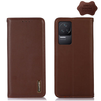 KHAZNEH Nappa Top Layer Cowhide Leather Phone Case, For Xiaomi Redmi 10C / 10 India, For Xiaomi Redmi K40S, For Xiaomi Redmi K50 / K50 Pro, For Xiaomi Redmi K50 Gaming, For Xiaomi Redmi Note 11 4G/11S 4G Global, For Xiaomi Redmi Note 11 Pro 4G / 5G Global
