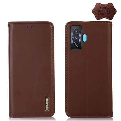 KHAZNEH Nappa Top Layer Cowhide Leather Phone Case, For Xiaomi Redmi 10C / 10 India, For Xiaomi Redmi K40S, For Xiaomi Redmi K50 / K50 Pro, For Xiaomi Redmi K50 Gaming, For Xiaomi Redmi Note 11 4G/11S 4G Global, For Xiaomi Redmi Note 11 Pro 4G / 5G Global