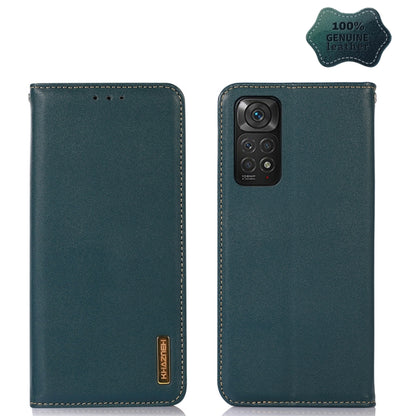 KHAZNEH Nappa Top Layer Cowhide Leather Phone Case, For Xiaomi Redmi 10C / 10 India, For Xiaomi Redmi K40S, For Xiaomi Redmi K50 / K50 Pro, For Xiaomi Redmi K50 Gaming, For Xiaomi Redmi Note 11 4G/11S 4G Global, For Xiaomi Redmi Note 11 Pro 4G / 5G Global