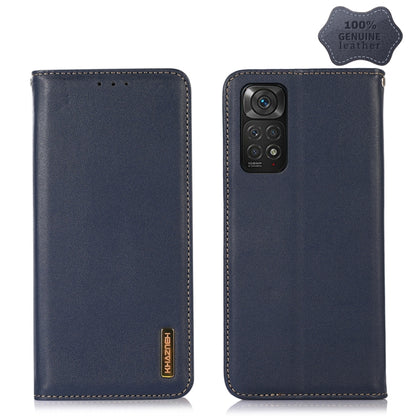 KHAZNEH Nappa Top Layer Cowhide Leather Phone Case, For Xiaomi Redmi 10C / 10 India, For Xiaomi Redmi K40S, For Xiaomi Redmi K50 / K50 Pro, For Xiaomi Redmi K50 Gaming, For Xiaomi Redmi Note 11 4G/11S 4G Global, For Xiaomi Redmi Note 11 Pro 4G / 5G Global