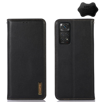 KHAZNEH Nappa Top Layer Cowhide Leather Phone Case, For Xiaomi Redmi 10C / 10 India, For Xiaomi Redmi K40S, For Xiaomi Redmi K50 / K50 Pro, For Xiaomi Redmi K50 Gaming, For Xiaomi Redmi Note 11 4G/11S 4G Global, For Xiaomi Redmi Note 11 Pro 4G / 5G Global