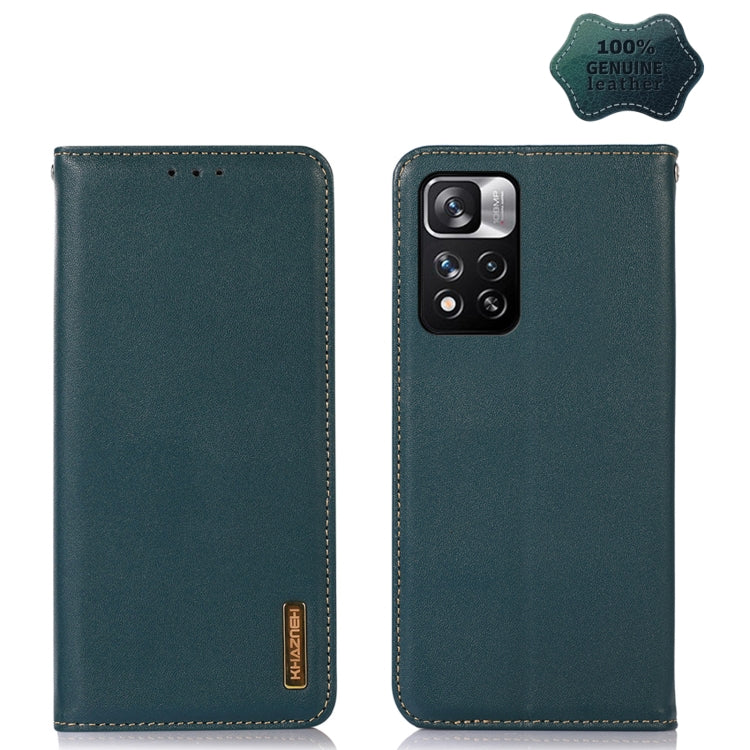 KHAZNEH Nappa Top Layer Cowhide Leather Phone Case, For Xiaomi Redmi 10C / 10 India, For Xiaomi Redmi K40S, For Xiaomi Redmi K50 / K50 Pro, For Xiaomi Redmi K50 Gaming, For Xiaomi Redmi Note 11 4G/11S 4G Global, For Xiaomi Redmi Note 11 Pro 4G / 5G Global