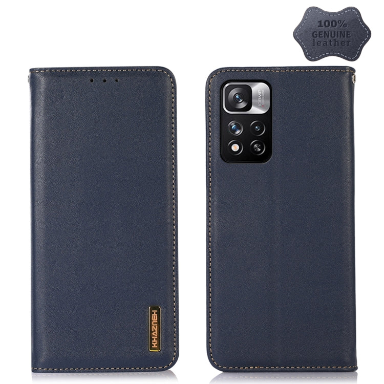 KHAZNEH Nappa Top Layer Cowhide Leather Phone Case, For Xiaomi Redmi 10C / 10 India, For Xiaomi Redmi K40S, For Xiaomi Redmi K50 / K50 Pro, For Xiaomi Redmi K50 Gaming, For Xiaomi Redmi Note 11 4G/11S 4G Global, For Xiaomi Redmi Note 11 Pro 4G / 5G Global