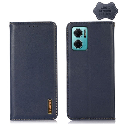 KHAZNEH Nappa Top Layer Cowhide Leather Phone Case, For Xiaomi Redmi Note 11E / Redmi 10 5G, For Xiaomi Poco M4 Pro 4G, For Xiaomi Poco X4 Pro 5G