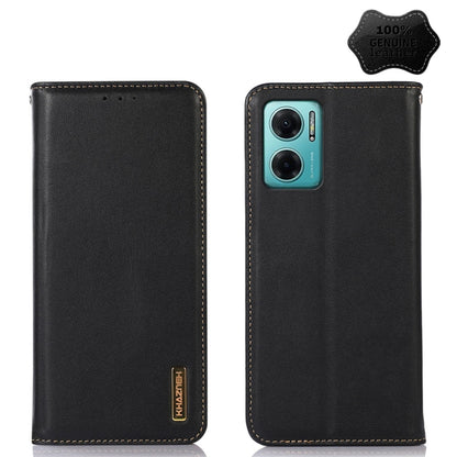 KHAZNEH Nappa Top Layer Cowhide Leather Phone Case, For Xiaomi Redmi Note 11E / Redmi 10 5G, For Xiaomi Poco M4 Pro 4G, For Xiaomi Poco X4 Pro 5G