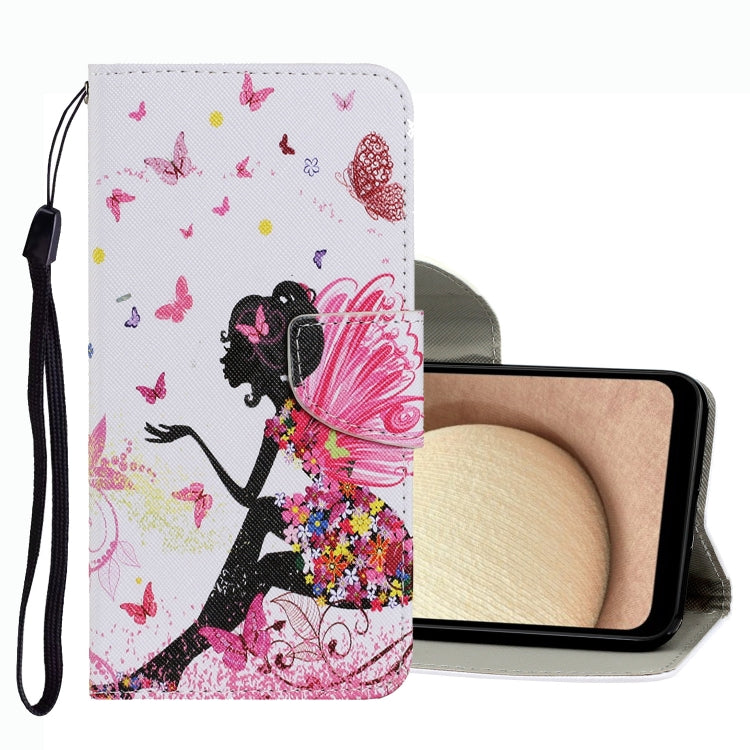 Coloured Drawing Pattern Leather Phone Case, For Samsung Galaxy A02s US Version