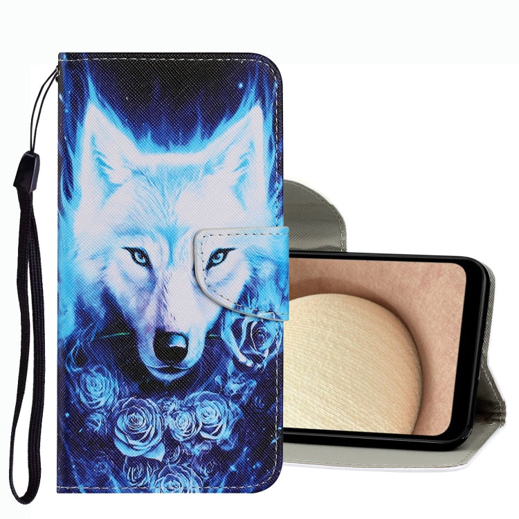 Coloured Drawing Pattern Leather Phone Case, For Samsung Galaxy A03s