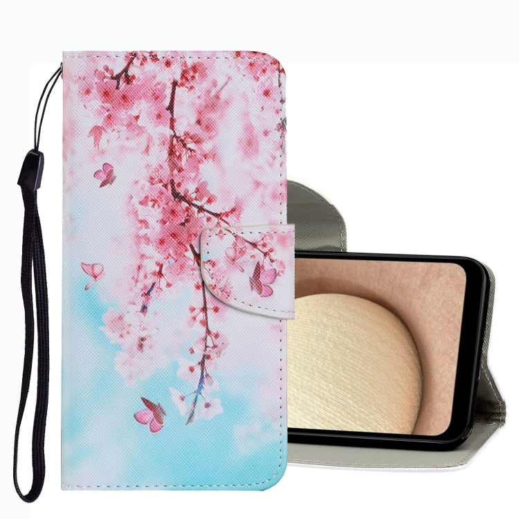 Coloured Drawing Pattern Leather Phone Case, For Samsung Galaxy A03s