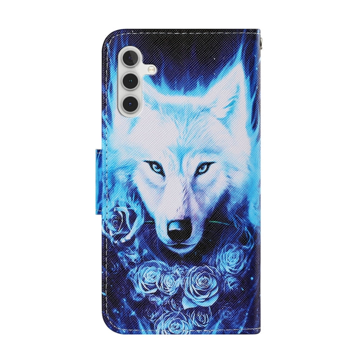 Coloured Drawing Pattern Leather Phone Case, For Samsung Galaxy A13
