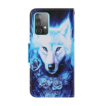 Coloured Drawing Pattern Leather Phone Case, For Samsung Galaxy A33