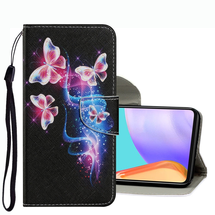 Coloured Drawing Pattern Leather Phone Case, For Samsung Galaxy A33