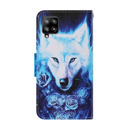 Coloured Drawing Pattern Leather Phone Case, For Samsung Galaxy A42 5G