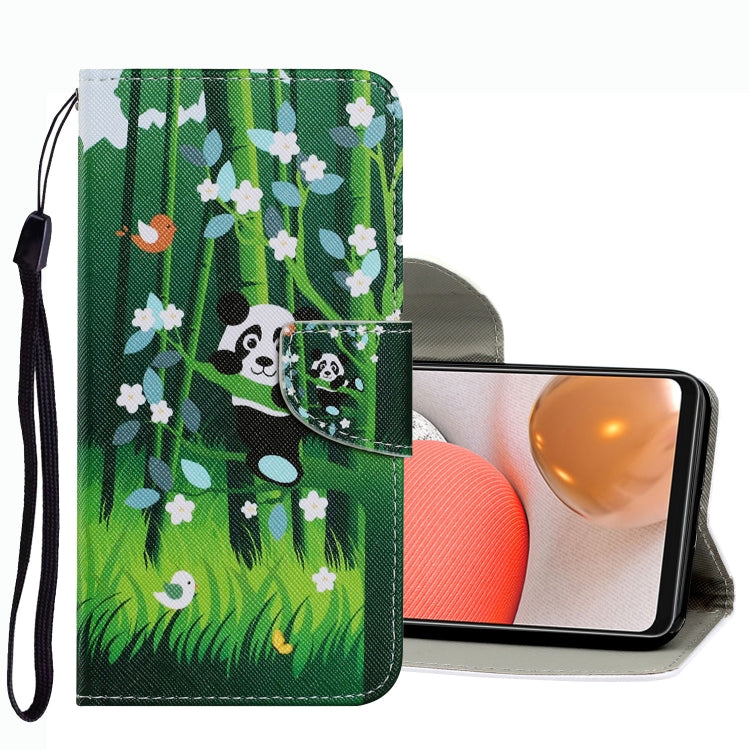 Coloured Drawing Pattern Leather Phone Case, For Samsung Galaxy A42 5G
