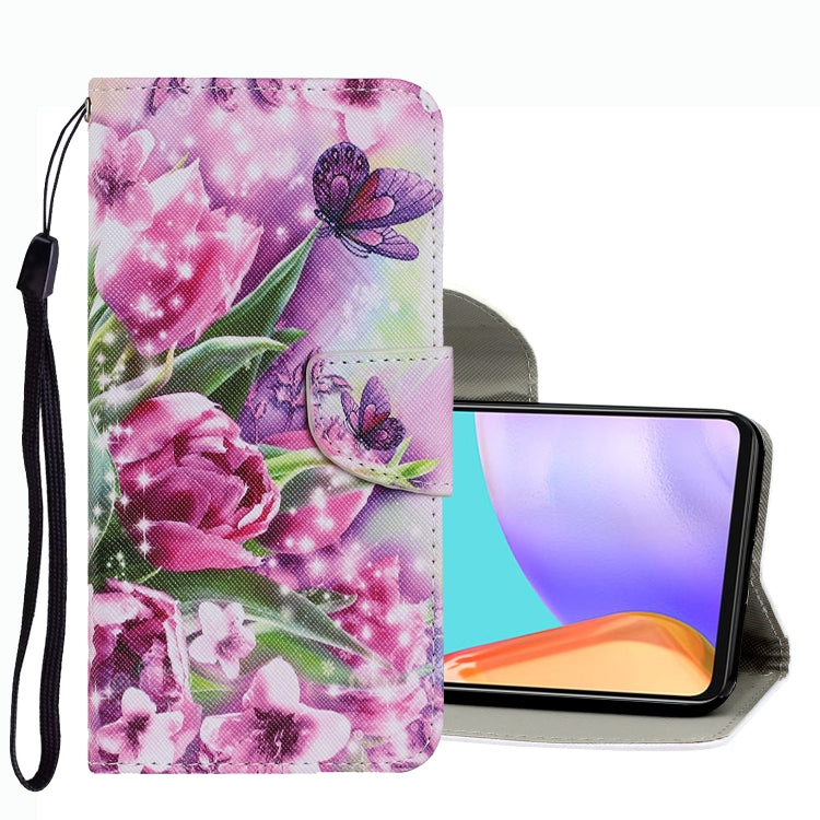 Coloured Drawing Pattern Leather Phone Case, For Samsung Galaxy A53