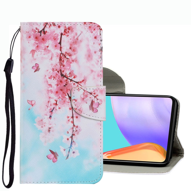 Coloured Drawing Pattern Leather Phone Case, For Samsung Galaxy A53