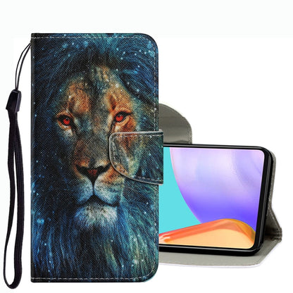 Coloured Drawing Pattern Leather Phone Case, For Samsung Galaxy A53