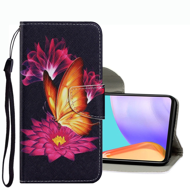 Coloured Drawing Pattern Leather Phone Case, For Samsung Galaxy A53