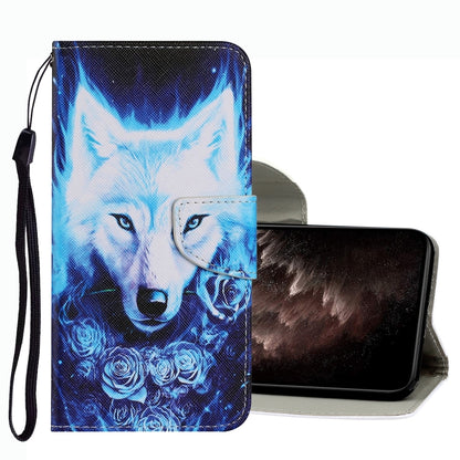 Coloured Drawing Pattern Leather Phone Case, For Xiaomi Redmi 10