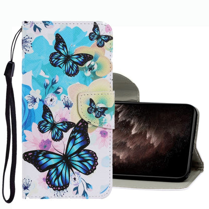 Coloured Drawing Pattern Leather Phone Case, For Xiaomi Redmi Note 10 Pro 5G