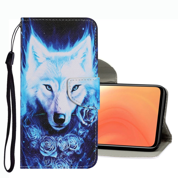 Coloured Drawing Pattern Leather Phone Case, For Xiaomi Mi 10T / 10T Pro