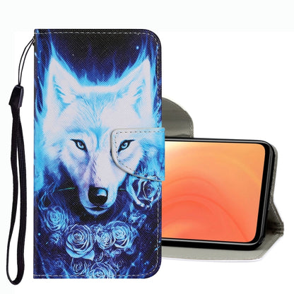 Coloured Drawing Pattern Leather Phone Case, For Xiaomi Mi 10T / 10T Pro
