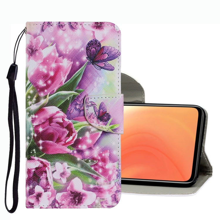 Coloured Drawing Pattern Leather Phone Case, For Xiaomi Mi 10T / 10T Pro