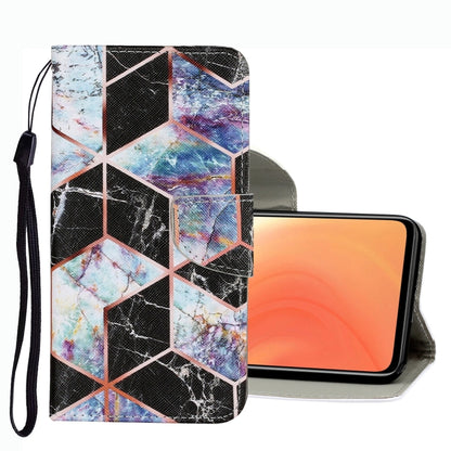 Coloured Drawing Pattern Leather Phone Case, For Xiaomi Mi 10T / 10T Pro