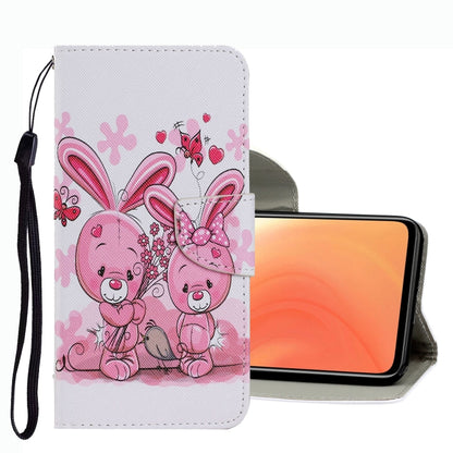Coloured Drawing Pattern Leather Phone Case, For Xiaomi Mi 10T / 10T Pro
